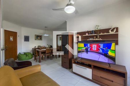 Sala de apartamento para alugar com 2 quartos, 80m² em Vila Tupi, Praia Grande