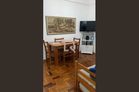 Sala de apartamento para alugar com 1 quarto, 40m² em José Menino, Santos