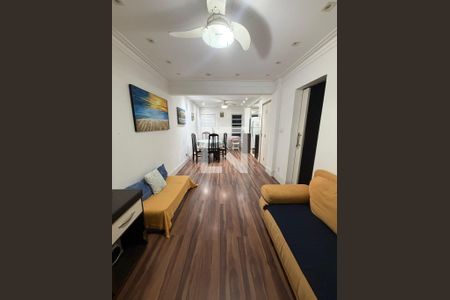 Sala de apartamento para alugar com 1 quarto, 74m² em José Menino, Santos