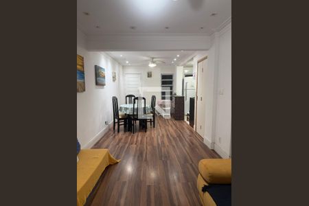 Sala de apartamento para alugar com 1 quarto, 74m² em José Menino, Santos