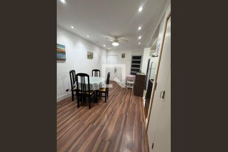 Sala de apartamento para alugar com 1 quarto, 74m² em José Menino, Santos