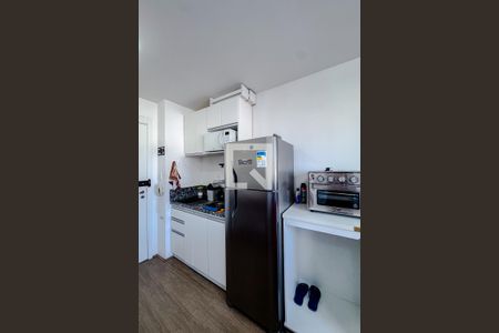 Cozinha de kitnet/studio para alugar com 1 quarto, 19m² em Brás, São Paulo