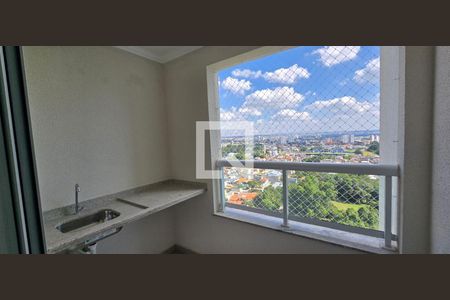Varanda da Sala/cozinha de apartamento para alugar com 2 quartos, 69m² em Vila Branca, Jacareí