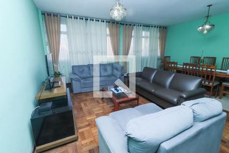 Sala de apartamento à venda com 3 quartos, 160m² em Vila Bastos, Santo André