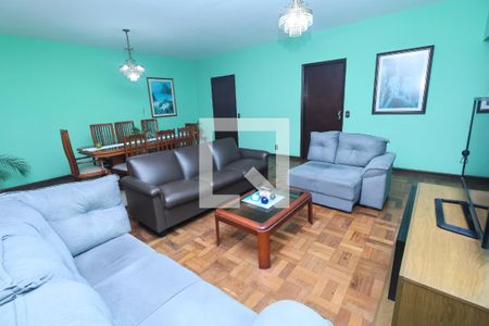 Sala de apartamento à venda com 3 quartos, 160m² em Vila Bastos, Santo André