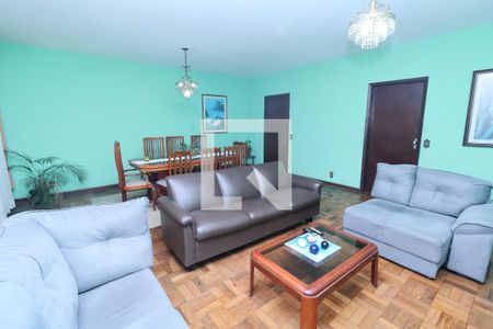 Sala de apartamento à venda com 3 quartos, 160m² em Vila Bastos, Santo André