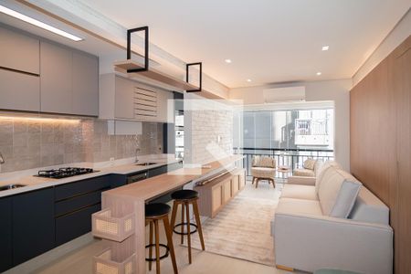 Sala de apartamento à venda com 2 quartos, 60m² em Bela Vista, São Paulo