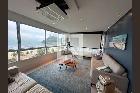Sala de apartamento para alugar com 4 quartos, 230m² em Itararé, São Vicente