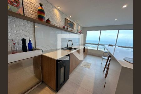 Área gourmet de apartamento para alugar com 4 quartos, 230m² em Itararé, São Vicente