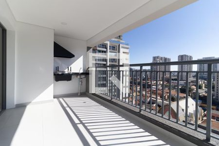 Varanda da Sala de apartamento à venda com 2 quartos, 72m² em Vila Dom Pedro I, São Paulo