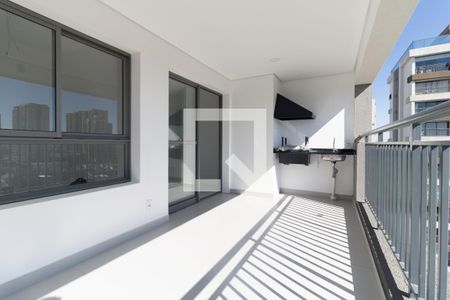 Varanda da Sala de apartamento à venda com 2 quartos, 72m² em Vila Dom Pedro I, São Paulo