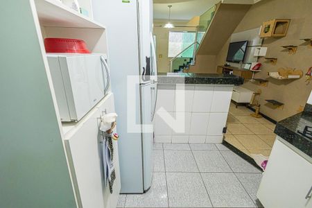 cozinha de casa de condomínio à venda com 2 quartos, 85m² em Cenaculo, Belo Horizonte