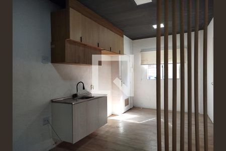Studio - sala, quarto e cozinha de kitnet/studio para alugar com 1 quarto, 22m² em Vila Carrão, São Paulo
