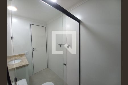 Banheiro de kitnet/studio para alugar com 1 quarto, 32m² em Vila Buarque, São Paulo