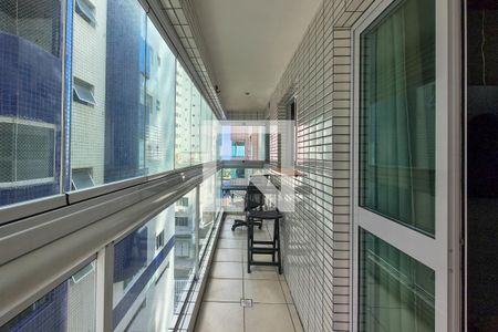 Sacada de apartamento para alugar com 1 quarto, 40m² em Canto do Forte, Praia Grande