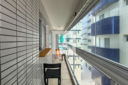 Sacada de apartamento para alugar com 1 quarto, 40m² em Canto do Forte, Praia Grande