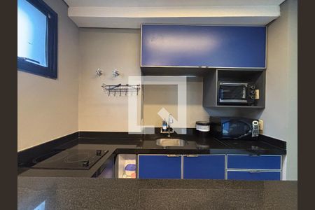 Sala/Cozinha de apartamento à venda com 1 quarto, 43m² em Vila Olímpia, São Paulo