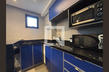 Sala/Cozinha de apartamento à venda com 1 quarto, 43m² em Vila Olímpia, São Paulo