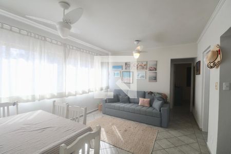 Sala de apartamento para alugar com 2 quartos, 70m² em Balneario Cidade Atlantica, Guarujá