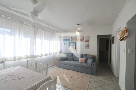 Sala de apartamento para alugar com 2 quartos, 70m² em Balneario Cidade Atlantica, Guarujá