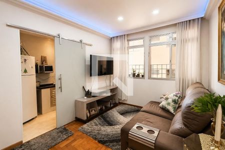 Sala de apartamento para alugar com 1 quarto, 48m² em Bela Vista, São Paulo