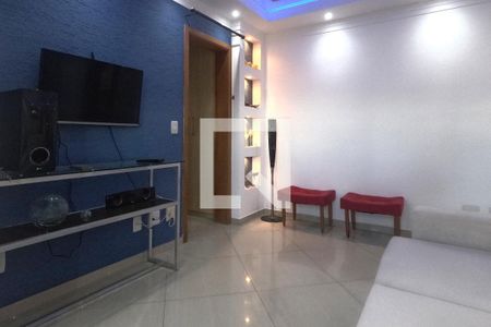 Sala de estar e jantar de apartamento para alugar com 3 quartos, 100m² em Embaré, Santos