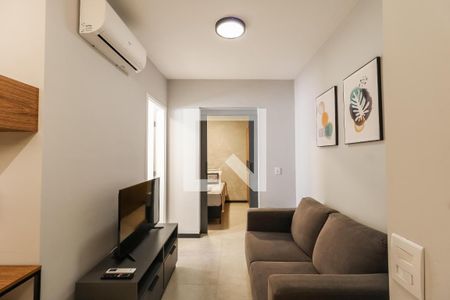 Sala de apartamento à venda com 1 quarto, 34m² em Consolação, São Paulo