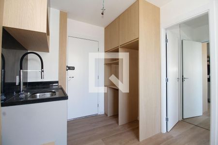 Sala e Cozinha de apartamento para alugar com 1 quarto, 25m² em Pinheiros, São Paulo