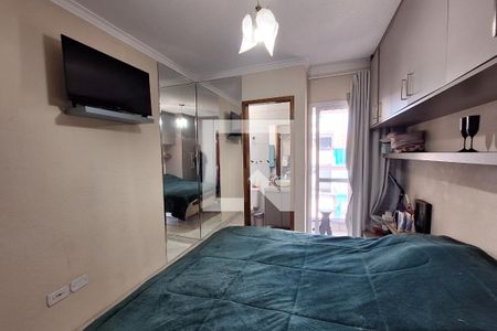 Suíte de apartamento à venda com 2 quartos, 54m² em Parque Novo Oratório, Santo André