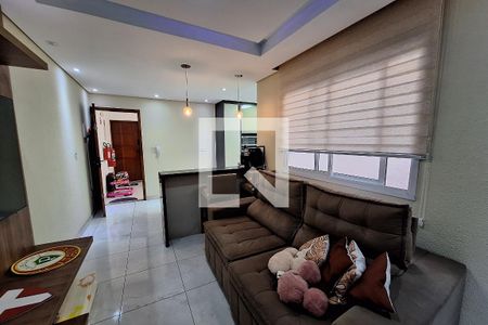 Sala de apartamento à venda com 2 quartos, 54m² em Parque Novo Oratório, Santo André