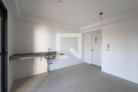 Sala e cozinha de apartamento à venda com 1 quarto, 35m² em Ipiranga, São Paulo