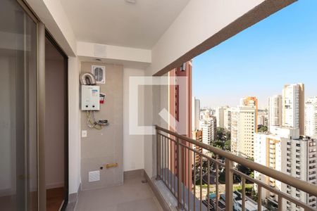 Varanda do Studio de apartamento para alugar com 1 quarto, 32m² em Jardim Vila Mariana, São Paulo