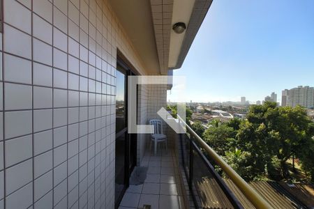 Sacada  de apartamento para alugar com 2 quartos, 72m² em Maracanã, Praia Grande