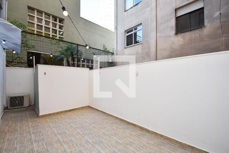 varanda Sala de apartamento à venda com 1 quarto, 62m² em Pinheiros, São Paulo
