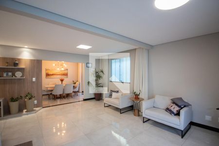 Sala de casa à venda com 3 quartos, 280m² em Vila Jardim Leblon, Belo Horizonte
