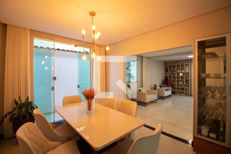 Sala de Jantar de casa à venda com 3 quartos, 280m² em Vila Jardim Leblon, Belo Horizonte