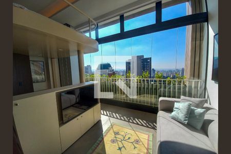Sala de apartamento para alugar com 1 quarto, 42m² em Consolação, São Paulo
