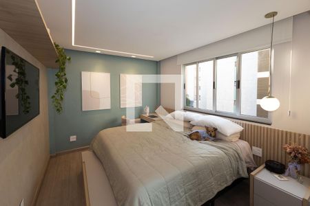 Suíte 1 de apartamento à venda com 3 quartos, 108m² em Santo Antônio, Belo Horizonte