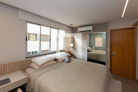 Suíte 1 de apartamento à venda com 3 quartos, 108m² em Santo Antônio, Belo Horizonte