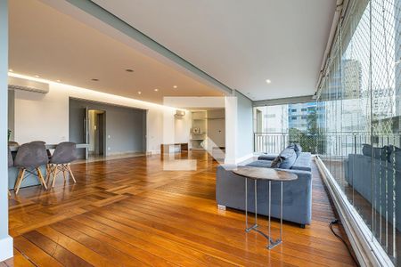 Sala de apartamento à venda com 4 quartos, 280m² em Paraíso, São Paulo