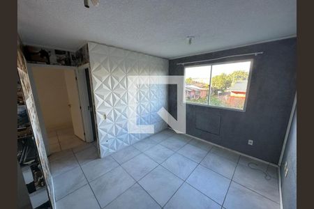 Sala/cozinha de apartamento à venda com 2 quartos, 42m² em Santos Dumont, São Leopoldo