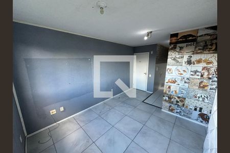 Sala/cozinha de apartamento à venda com 2 quartos, 42m² em Santos Dumont, São Leopoldo