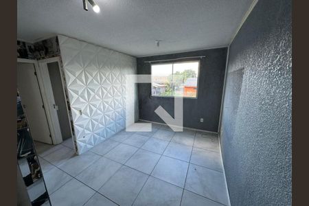 Sala/cozinha de apartamento à venda com 2 quartos, 42m² em Santos Dumont, São Leopoldo