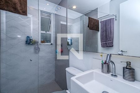 banheiro social_1 de apartamento à venda com 3 quartos, 62m² em Jardim Celeste, São Paulo