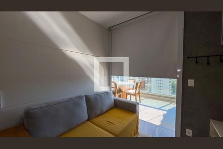 Sala de apartamento para alugar com 1 quarto, 44m² em Brooklin, São Paulo