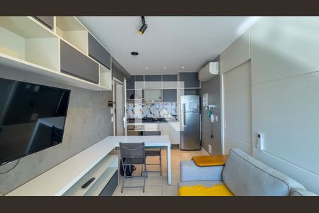 Sala de apartamento para alugar com 1 quarto, 44m² em Brooklin, São Paulo