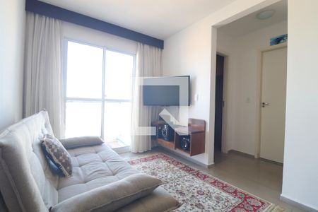 Sala de apartamento para alugar com 2 quartos, 55m² em Jardim Cristiane, Santo André