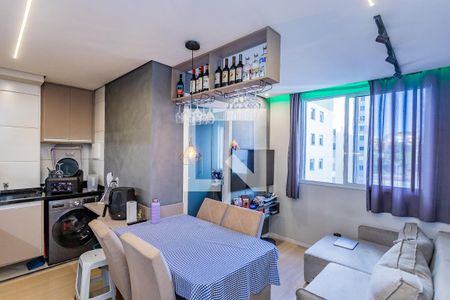 Sala, cozinha e área de serviço de apartamento à venda com 2 quartos, 36m² em Vila Pirituba, São Paulo