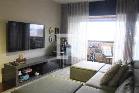 Sala de apartamento à venda com 3 quartos, 125m² em Barcelona, São Caetano do Sul