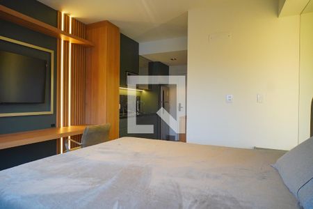 Sala_Quarto  de kitnet/studio para alugar com 1 quarto, 25m² em Rio Branco, Porto Alegre